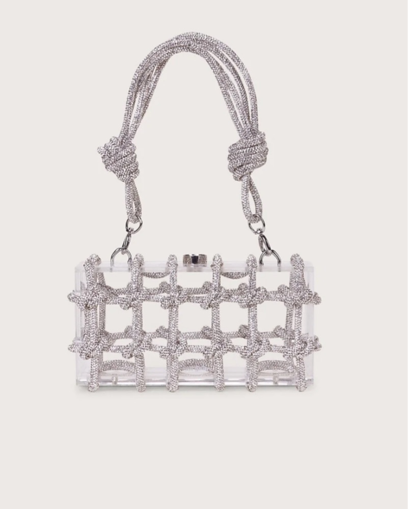 Cult Gaia Silver Bess Bag by Cult Gaia - Pickle