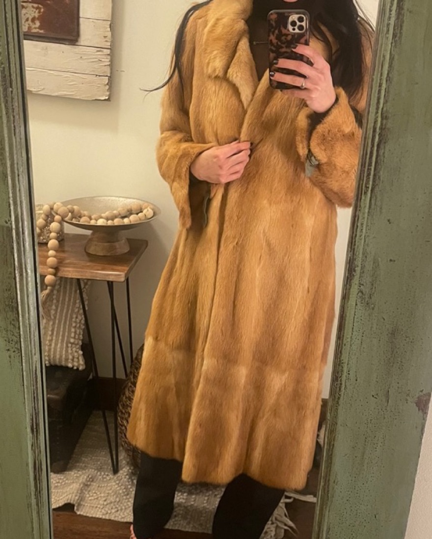 HLT ＊ Convertible Faux Fur Tippet Coat FUSALP Convertible faux fur-trimmed wool-blend felt down