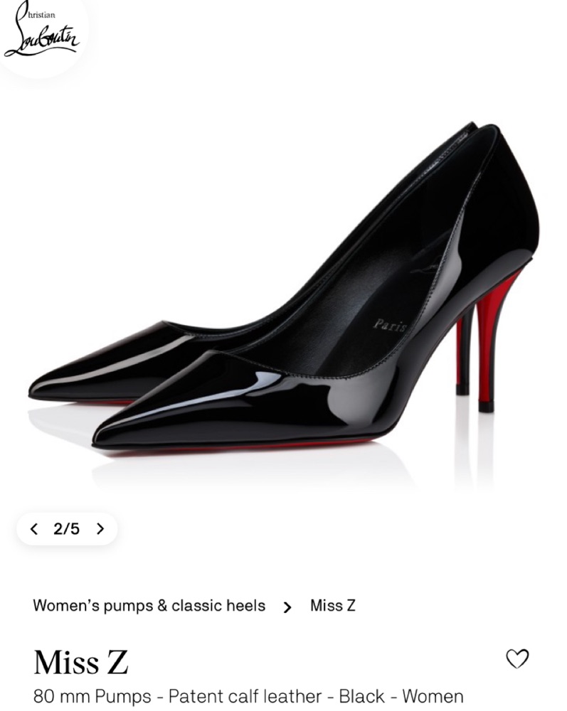 Christian Louboutin Miss Z 80mm | Pickle