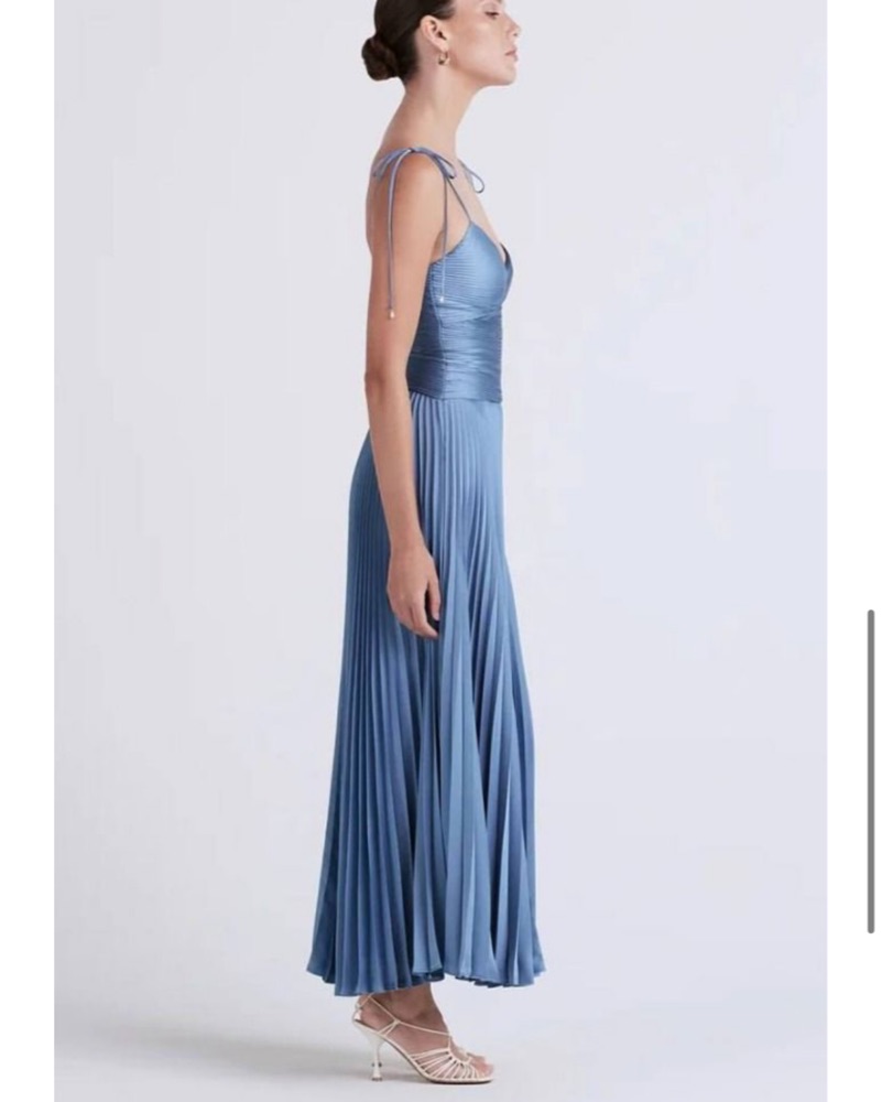 derek lam 10 crosby rochelle satin pleated cami dress Derek Lam 10 Crosby Rochelle Pleated Satin-Crepe Midi Dress In Saffron -  75% Off