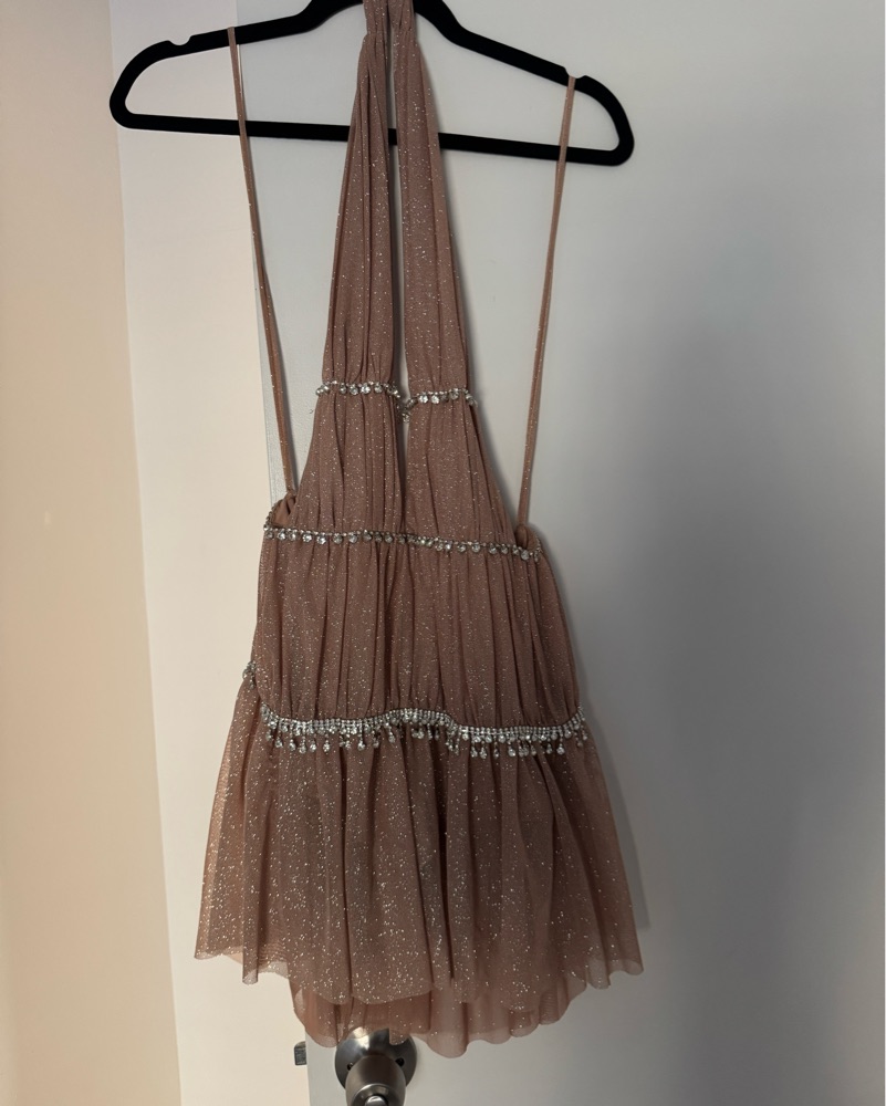 Mirror Palais Venus Starlite Mini Dress by Mirror Palais - Pickle