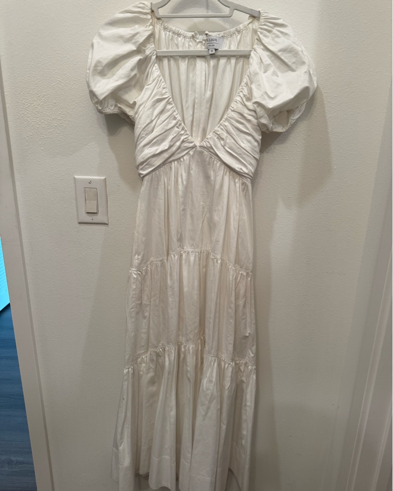 ysl white dress 1990s Yves Saint Laurent White Jacquard Vintage YSL Dress Size Small  Modig