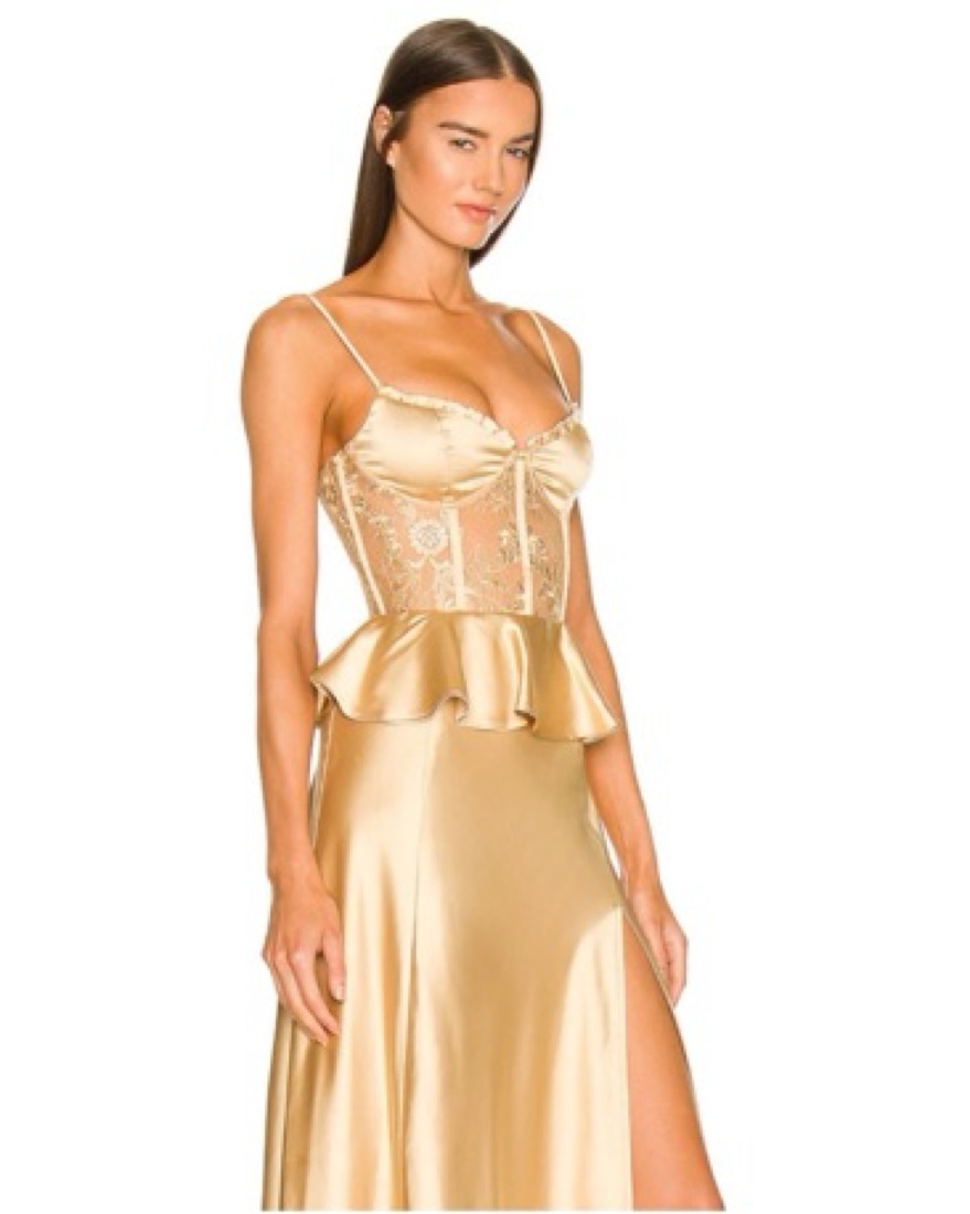 v chapman champagne dress The Avery Dress in Taupe Duchess 2 / Taupe Duchess