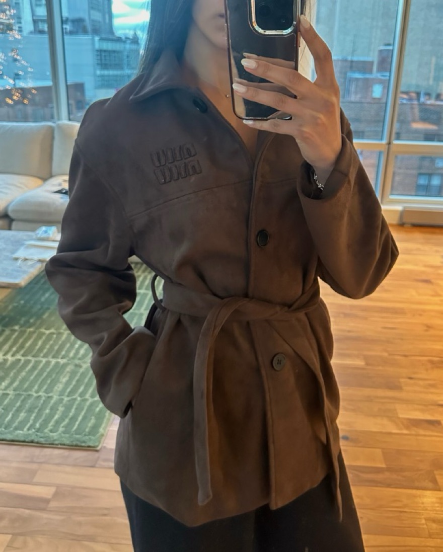 Miu Miu Suede Jacket by Miu Miu | Pickle