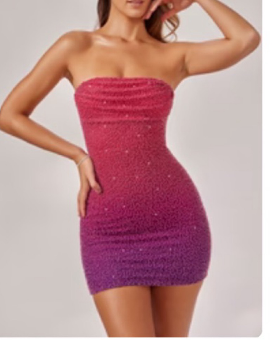 red dress with white Contrast Trim Cotton Shift - Mini Dresses How to Wear A starry dress Buy elegant ombre white Size:Made To Measurements + 30$