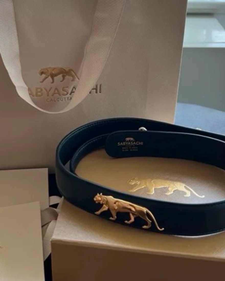 Black Sabyasachi Belt