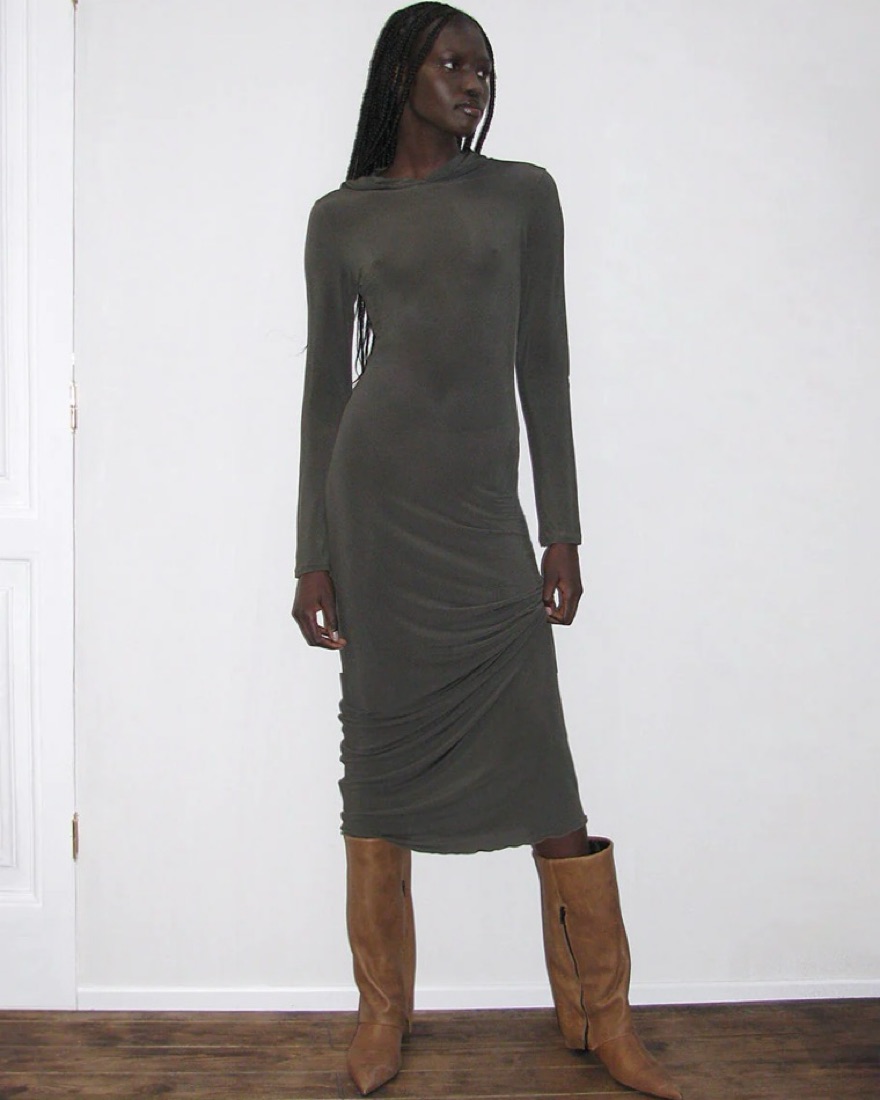 Paloma Wool Hooded Mob Dress | Pickle