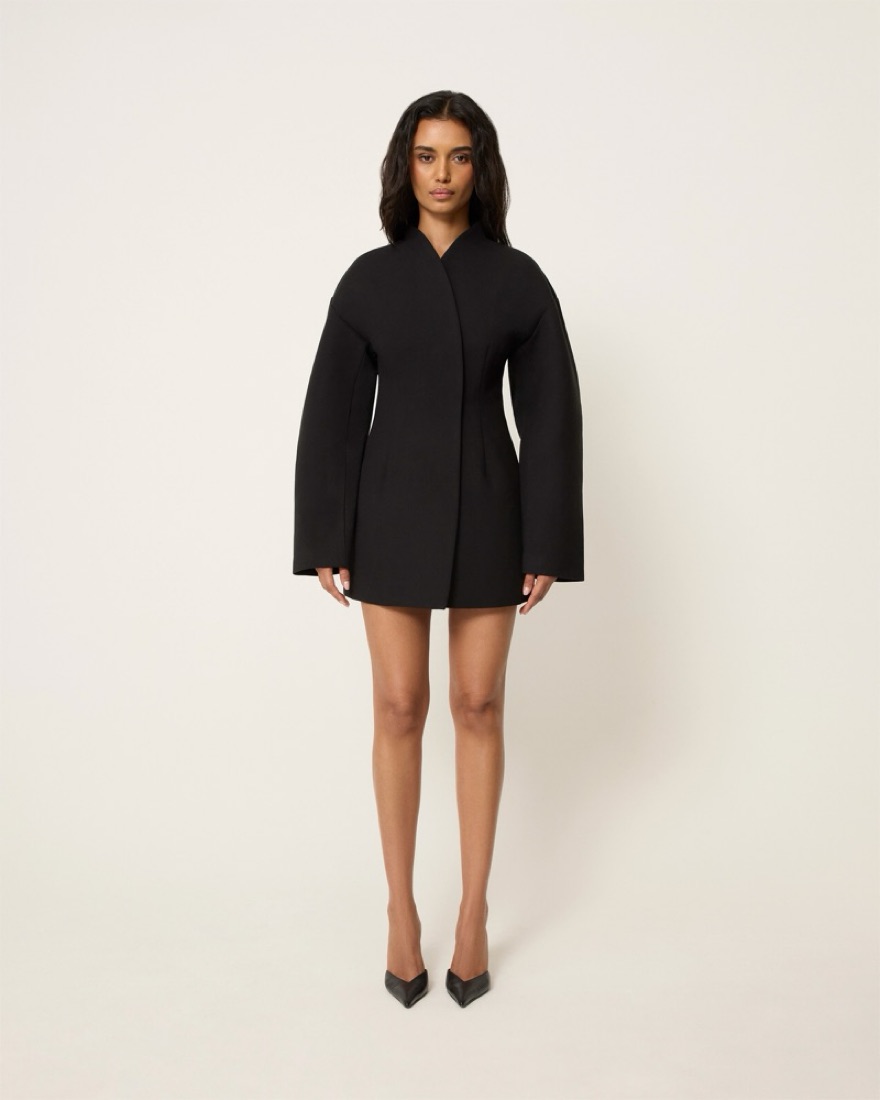 Khy X Entire Studios Tailored Mini Dress by Khy - Pickle