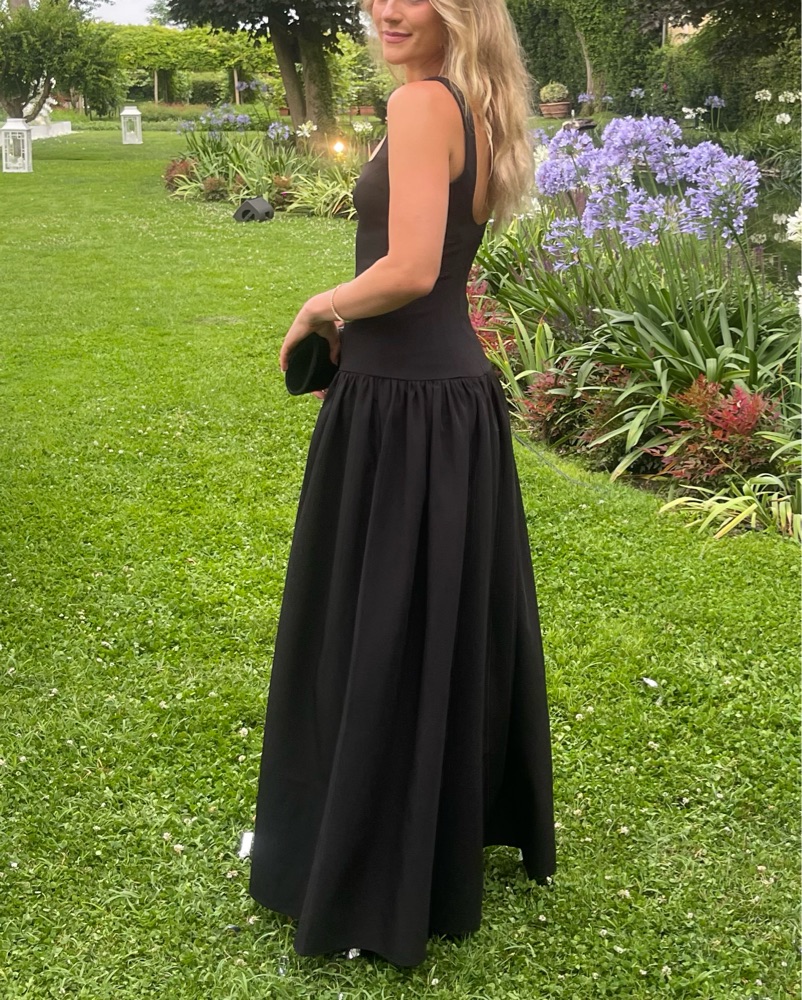 Black Tie Formal Drop Waist Dress by Lovers And Friends - Pickle