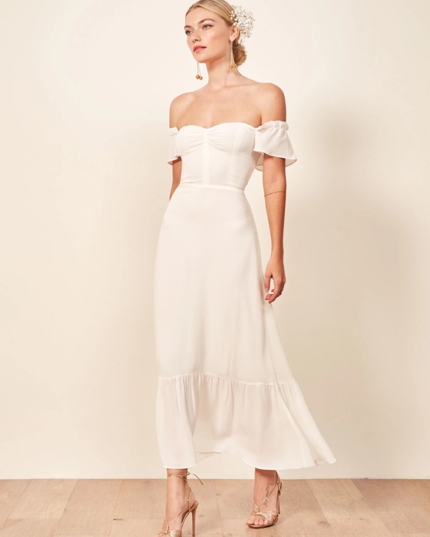 paro mini dress in ivory Salome Mini Dress main image 1