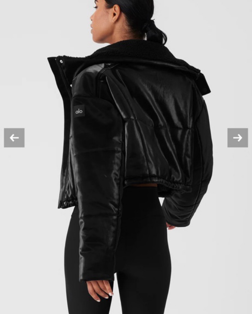 Alo Yoga Orion Cropped Puffer Jacket | Pickle