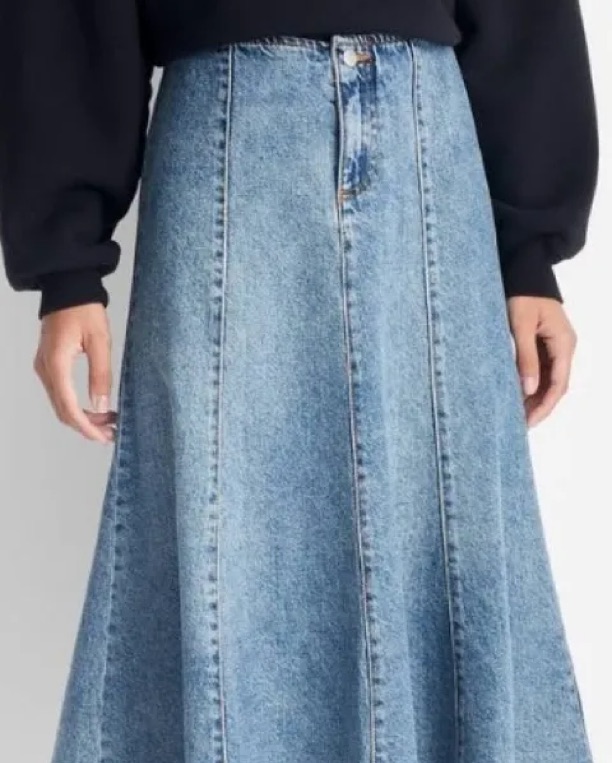 Target X Future Collective Denim Skirt | Pickle