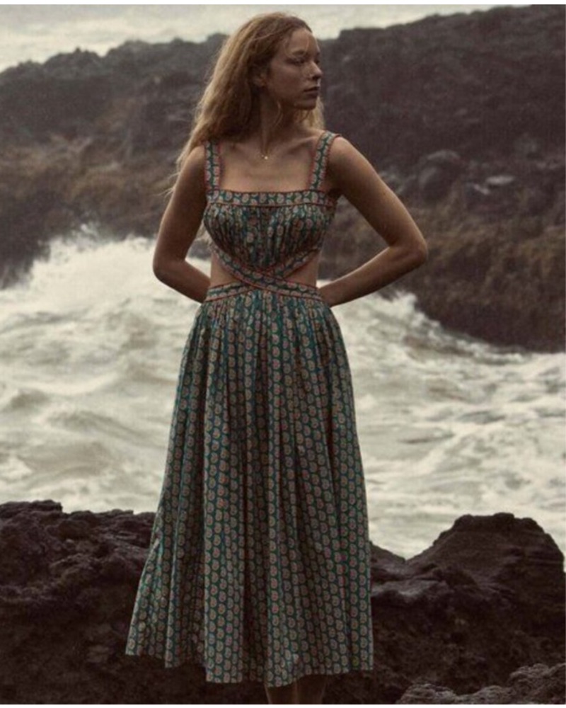 Doen Tasha Dress by Doen - Pickle