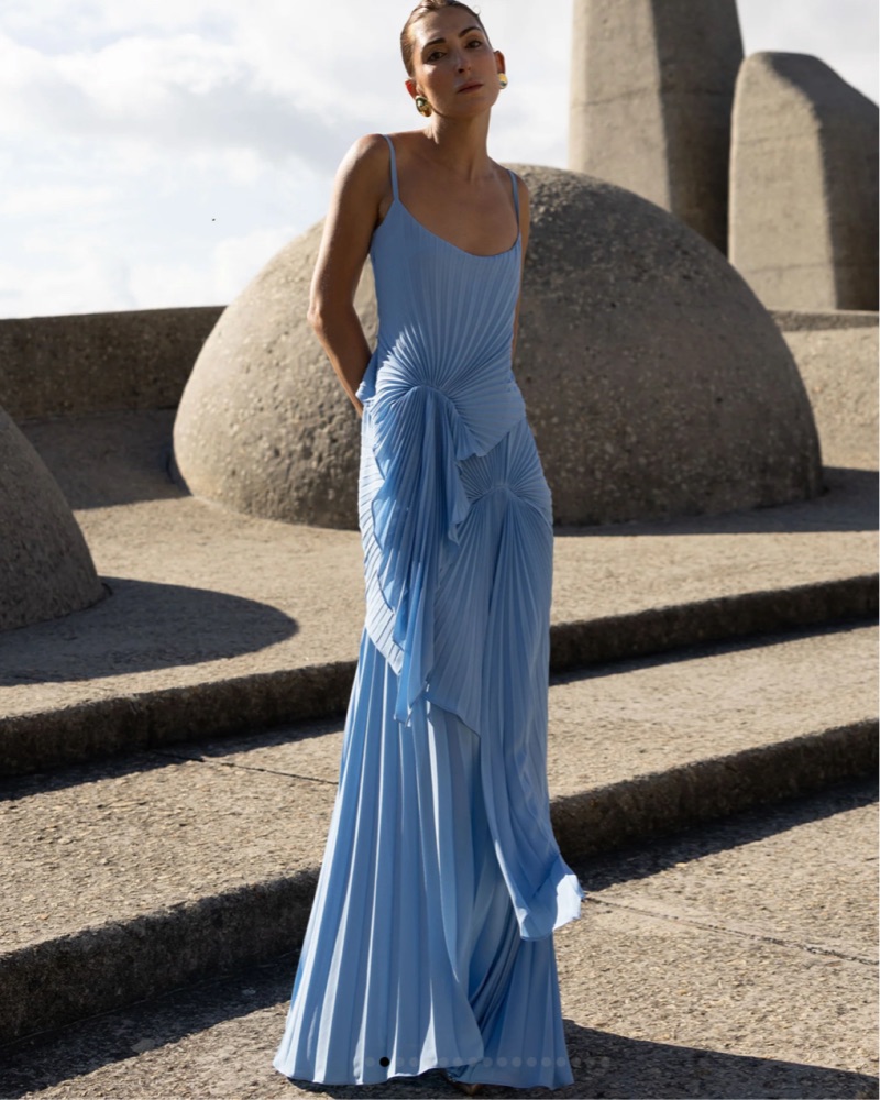 Georgia Hardinge Torrent Dress Blue by Georgia Hardinge - Pickle