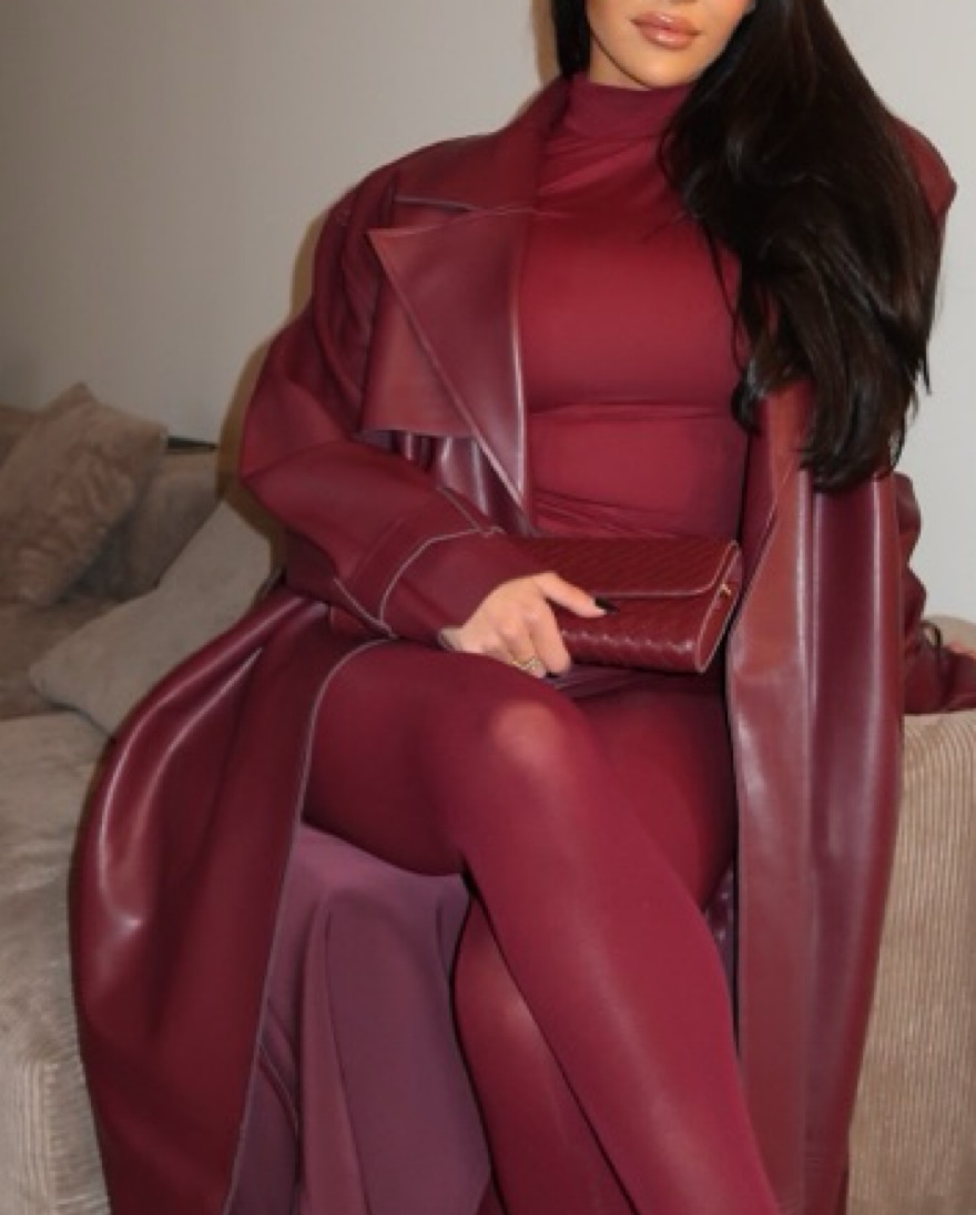 naked wardrobe burgundy dress Perfect Dress Shirt (BURGUNDY)  Suslo Couture