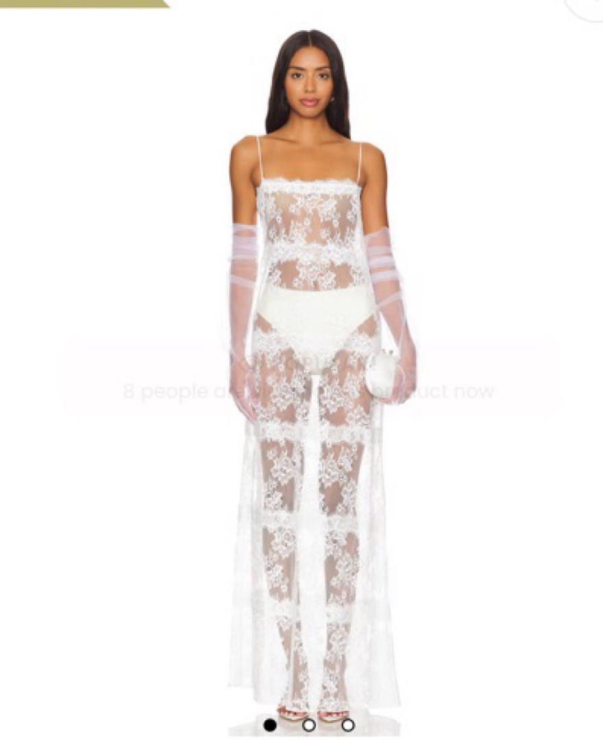 x Maggie MacDonald Millie Sheer Maxi by Lovers And Friends - Pickle