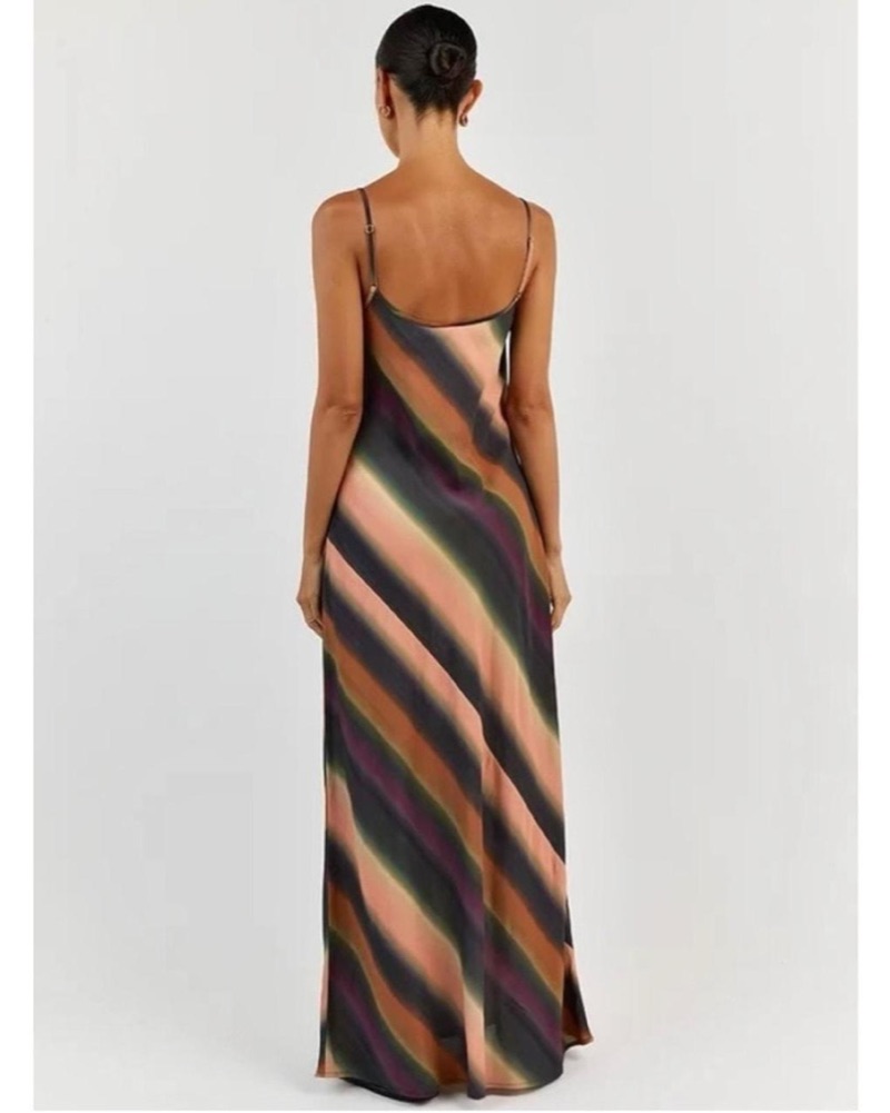 DISSH Ombre Scoop Maxi Slip Dress by Dissh - Pickle