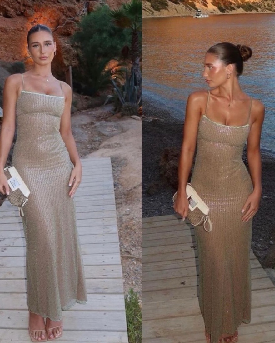 House Of CB Alondra Formal Maxi Dress by House of CB - Pickle