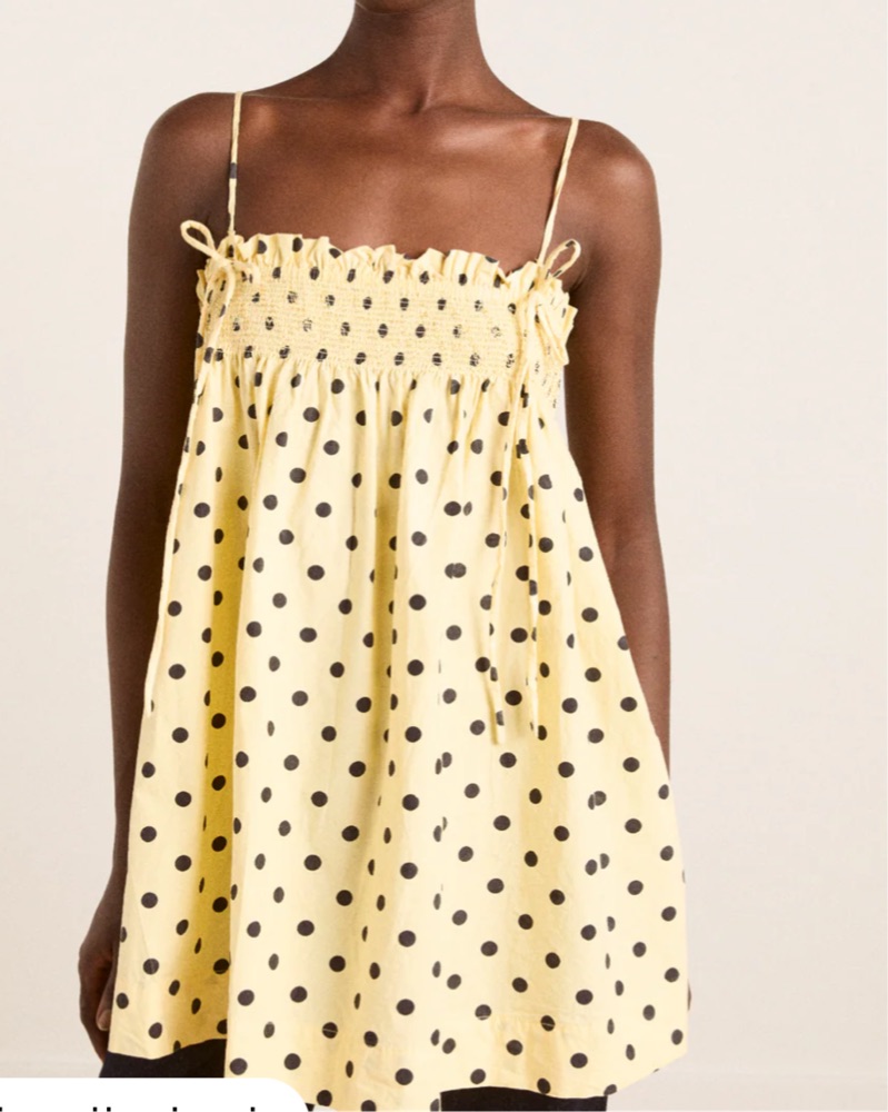 women's flowy dresses Flowy Green Ditsy Floral Dress