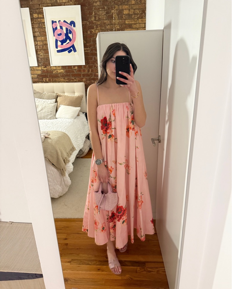 【Zimmermann】LIGHTBURST PUFF MIDI DRESS パフ ミディドレス Zimmermann Lightburst Puff floral cotton midi dress Zimmermann