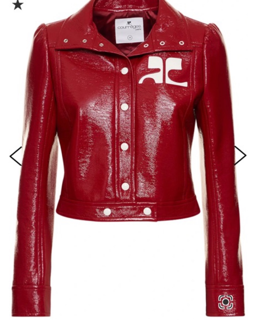 Courrèges Vinyl Red Jacket | Pickle