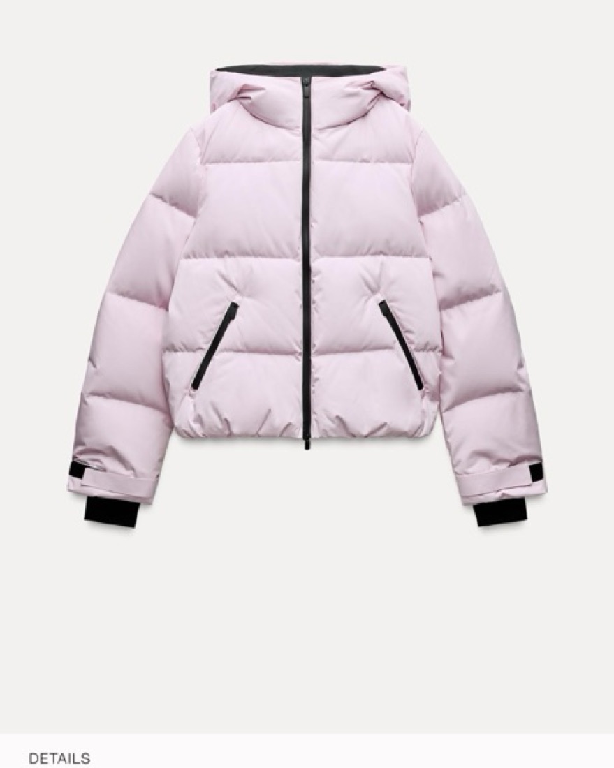 Pink Ski Jacket by Zara - Pickle