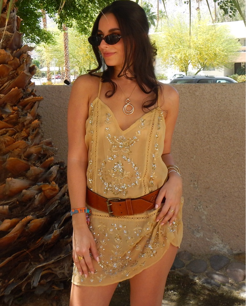 Free People Embellished Slip Dress by Free People - Pickle