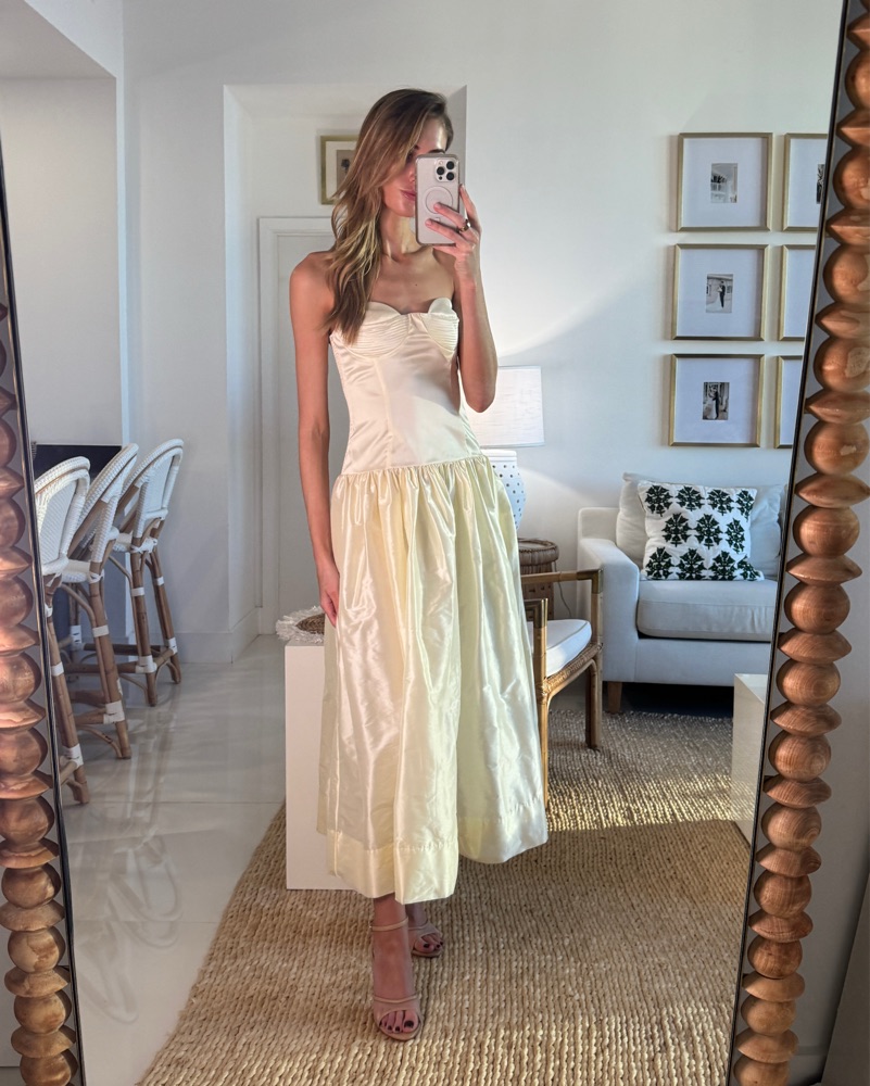 october bridal shower dress Zapakasa Women Sparkly Ivory Short Wedding Dress with Beading Satin A Line  Scoop Long Sleeves Bridal Shower Dress