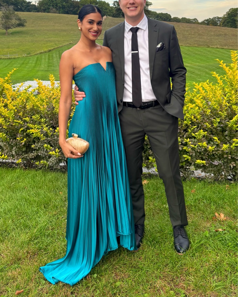 L'idee Black Tie Dress in Jewel by L'idee - Pickle