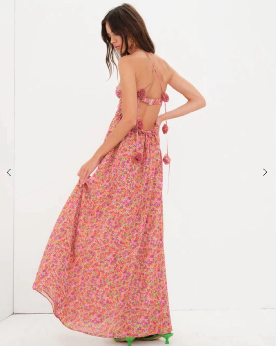 jade green maxi dress Baltic Born Womens Leslie Velvet Maxi Dress | Bronze + Jade