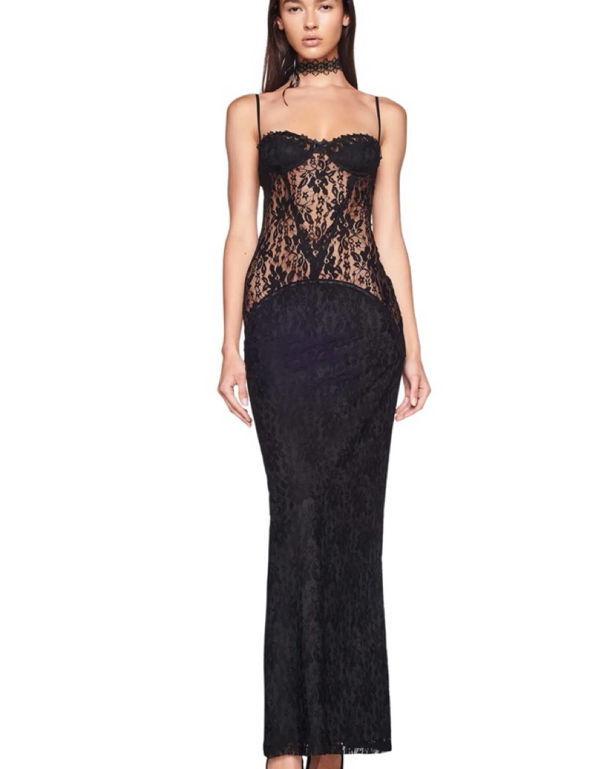 i am gia black maxi dress New! I AM GIA