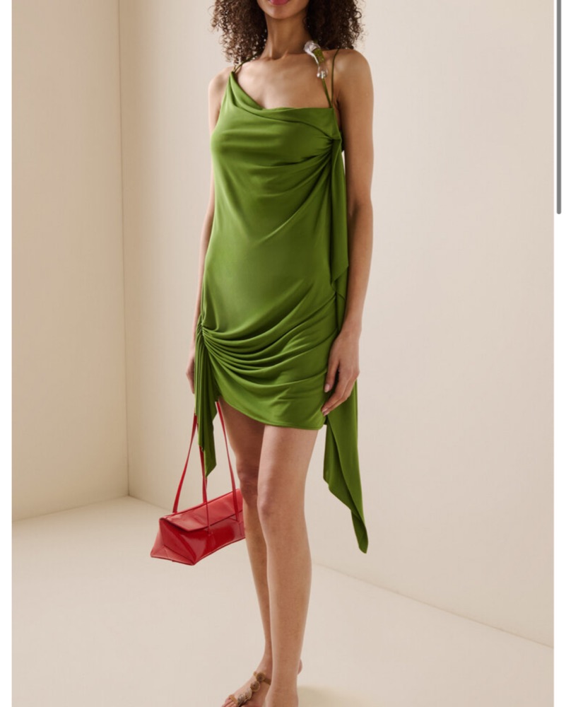 Christopher Esber Draped Mini Dress by Christopher Esber - Pickle