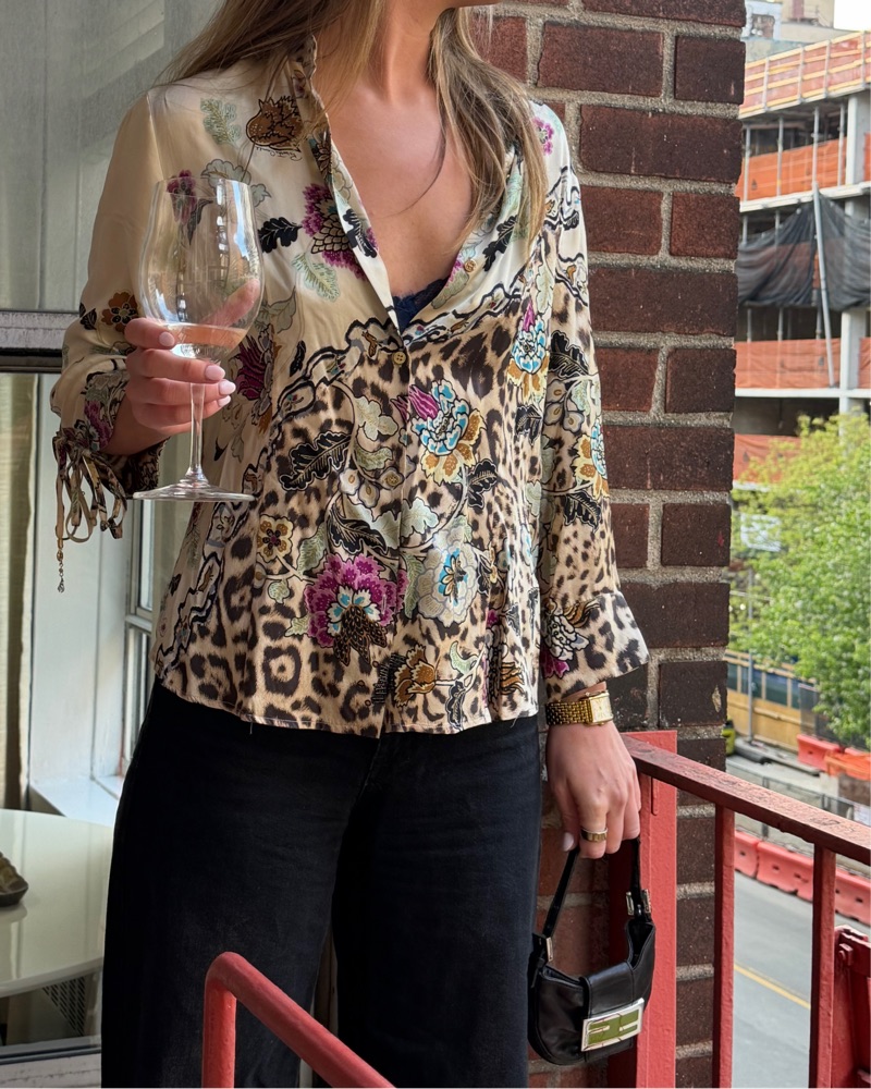 Vintage Roberto Cavalli 2003 Silk Blouse by Roberto Cavalli | Pickle