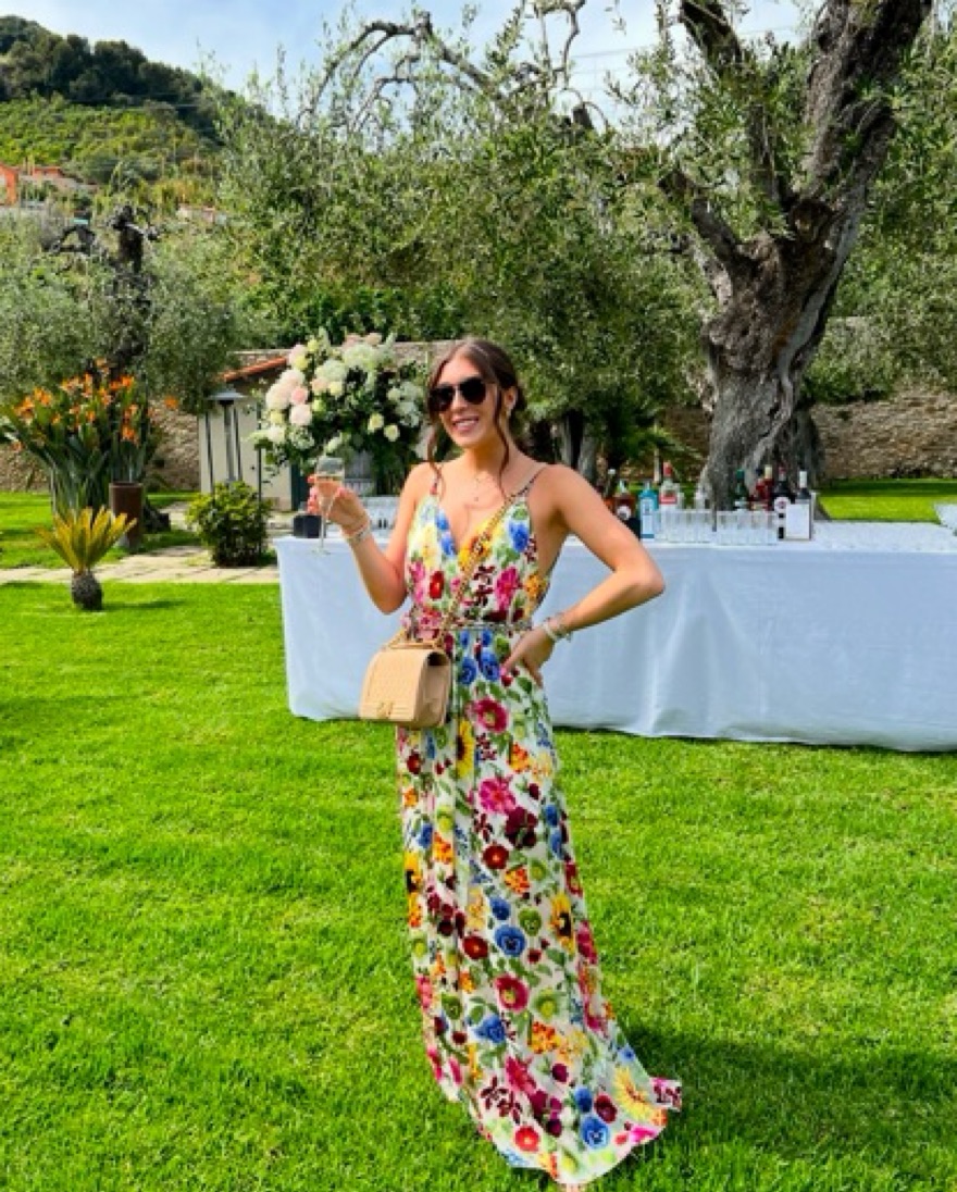 2 piece olive green dress Alice + Olivia Multi Print Dress sz 4 l Michael's Luxury Consignment –  Michael's Consignment NYC main image 0