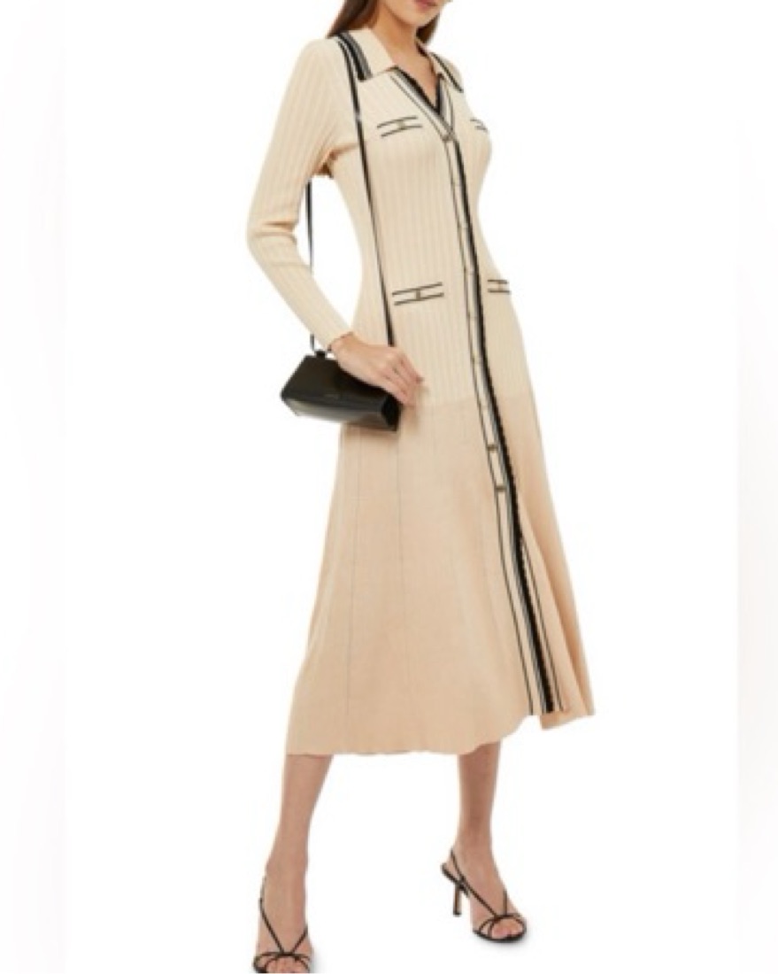 SANDRO Alexandrine Knit Dress by Sandro - Pickle