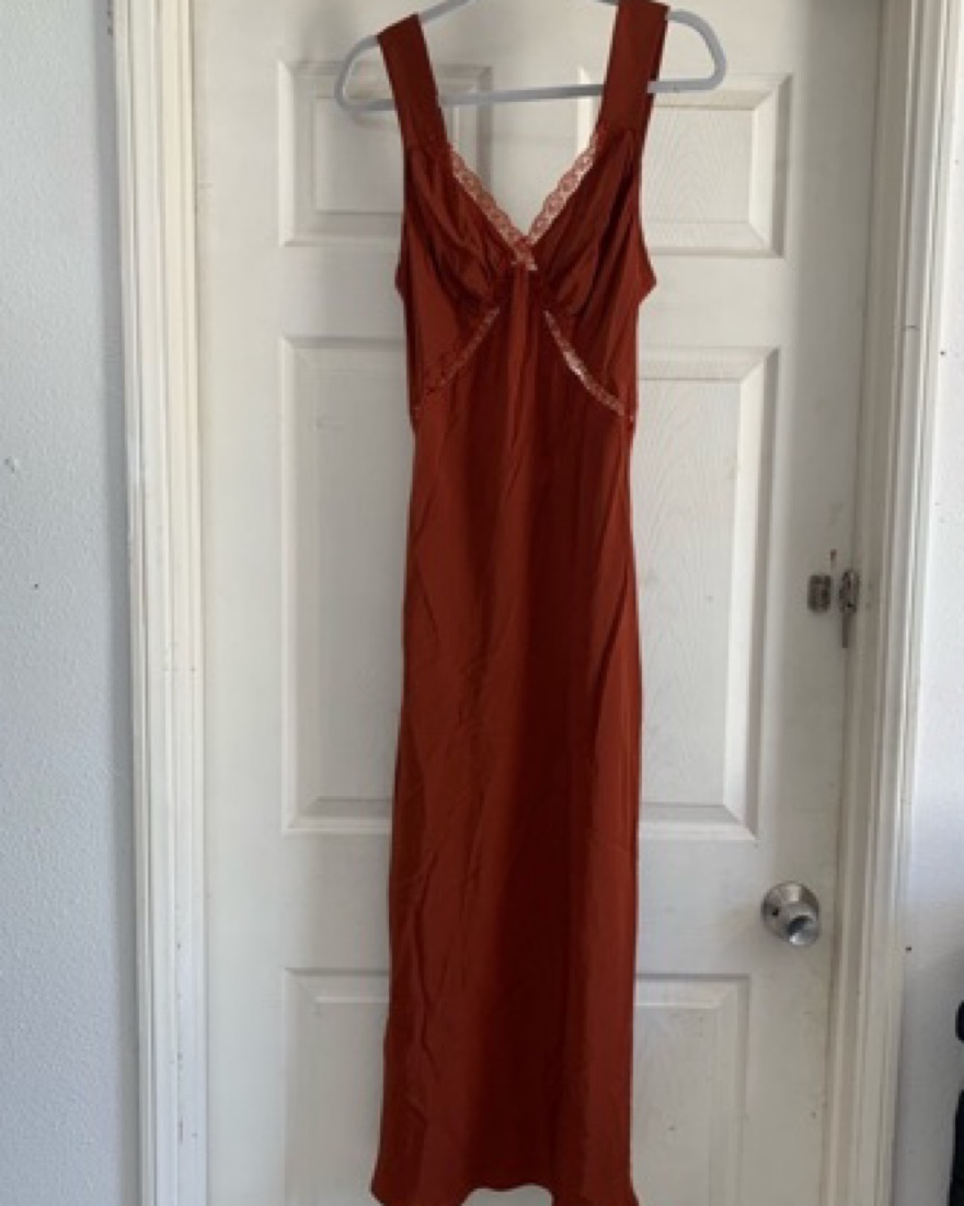 reformation provence dress brown Rent Reformation Brown Dress UK 10