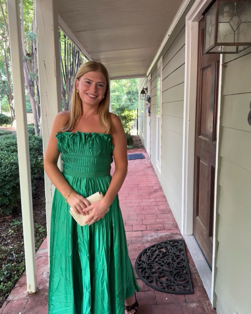 AMUR Green Maxi Dress by AMUR - Pickle