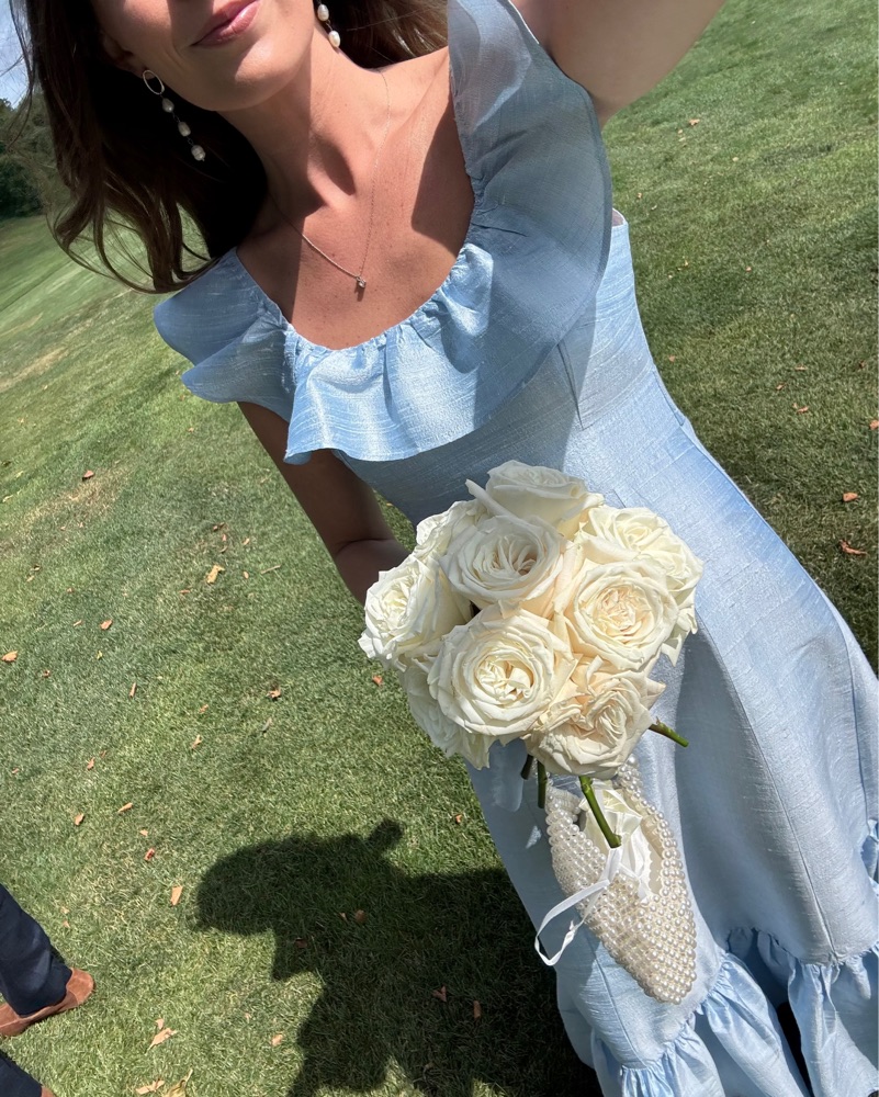 The Camille Dress In Powder Blue by Louise New York - Pickle