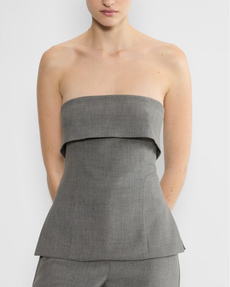 TANKAIR チューブトップ ダークグレー （Tube top） Aritzia Grey Tube Top Dupe by Aritzia - Pickle
