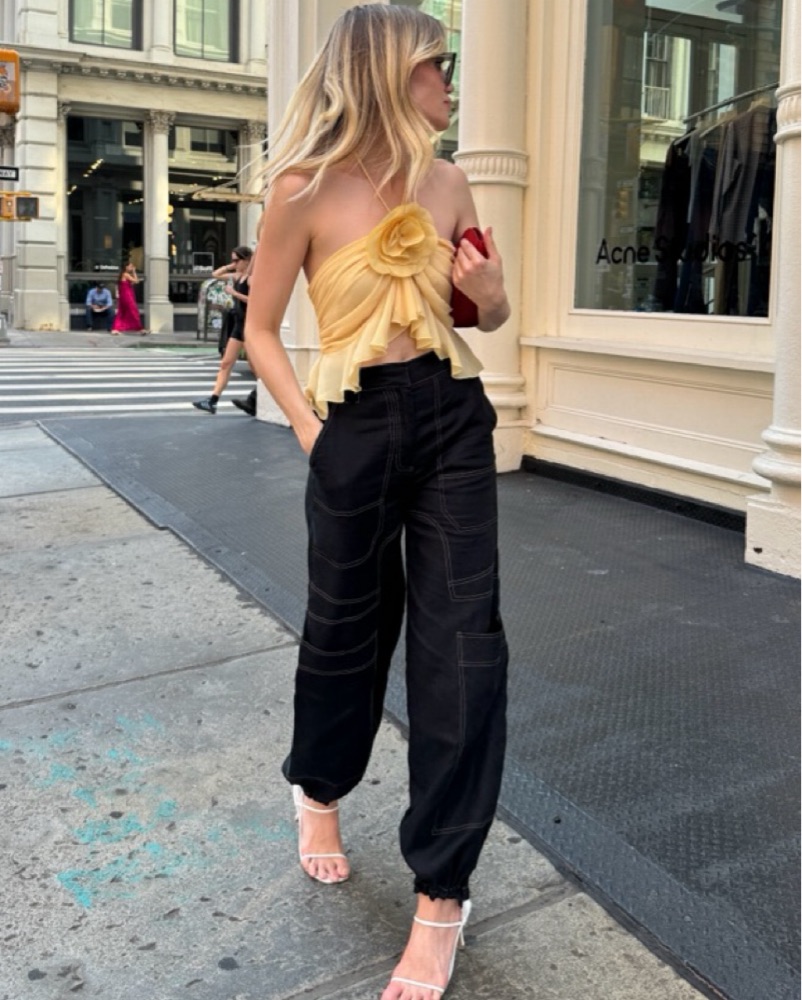 Cult Gaia Black Wynn Pant by Cult Gaia - Pickle