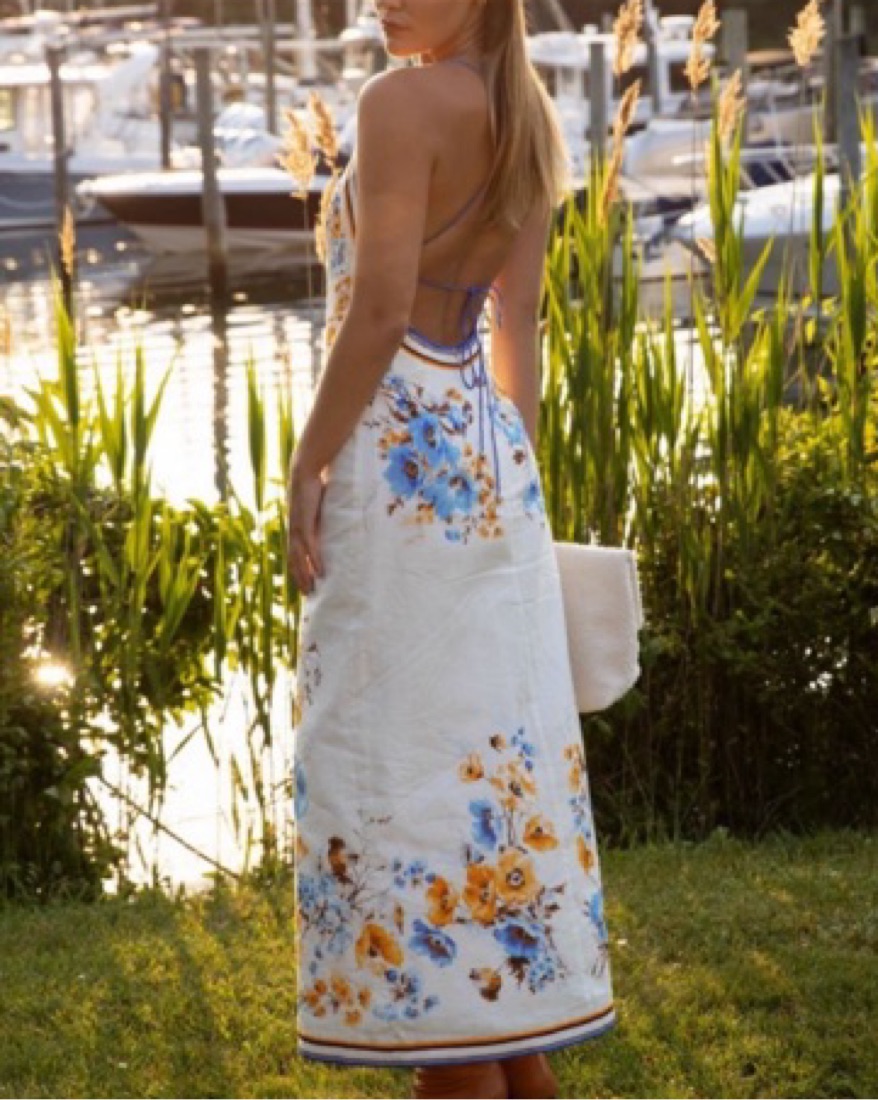 Zimmermann Halcyon Midi Dress by Zimmermann - Pickle