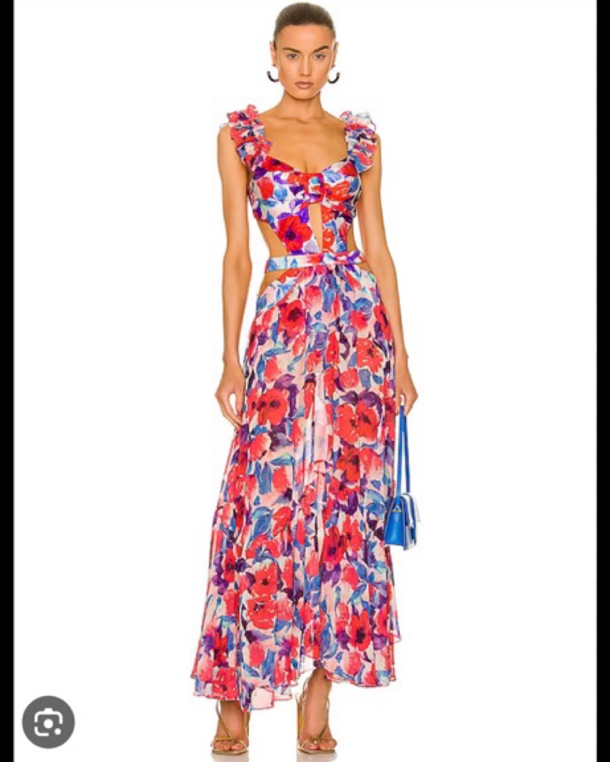 patbo violet cutout beach dress PATBO Violet Cut Out Beach Dress by PatBo