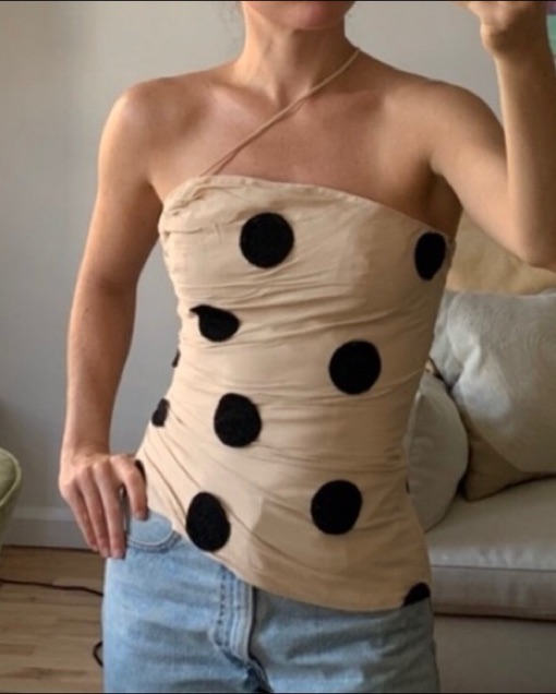 Jacquemus Le Haute Brella Polka-Dot Top | Pickle