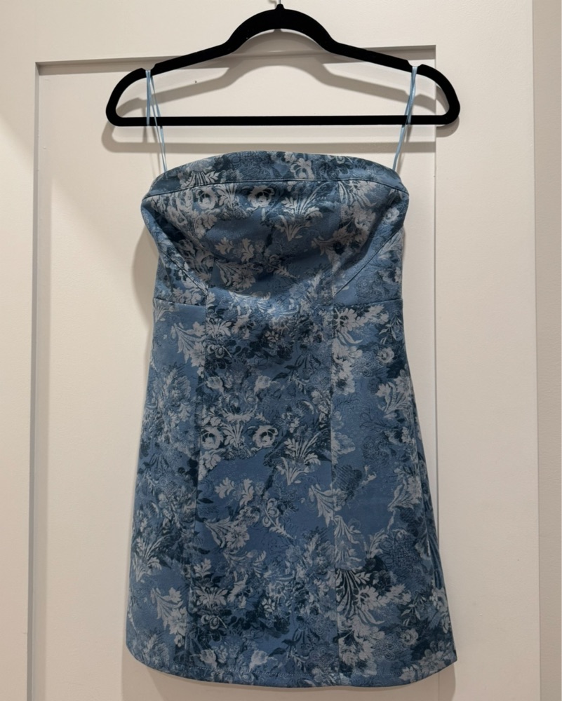 Urban Outfitters - Blue Strapless Dress by Urban Outfitters - Pickle