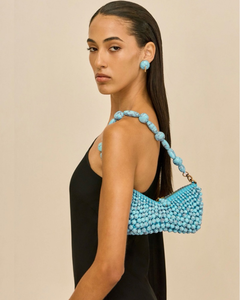 Mercier Mini Shoulder Bag by Cult Gaia - Pickle
