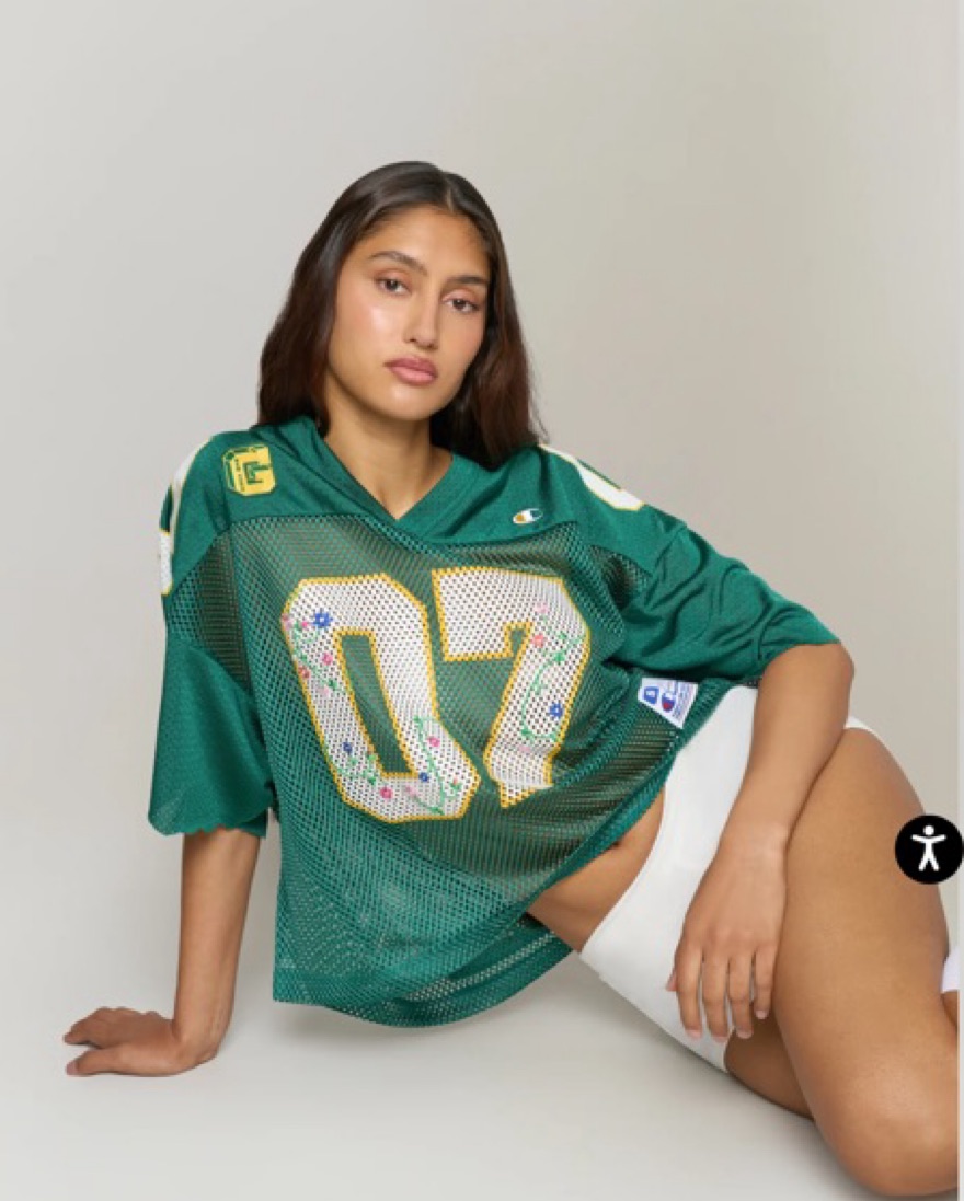 Guizio x Champion Football Jersey by Danielle Guizio - Pickle