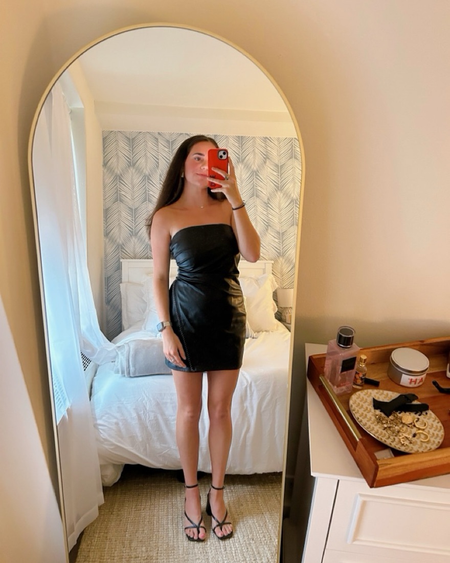 leather dress hot Sassy Shortcake Leather Lover Dress main image 1