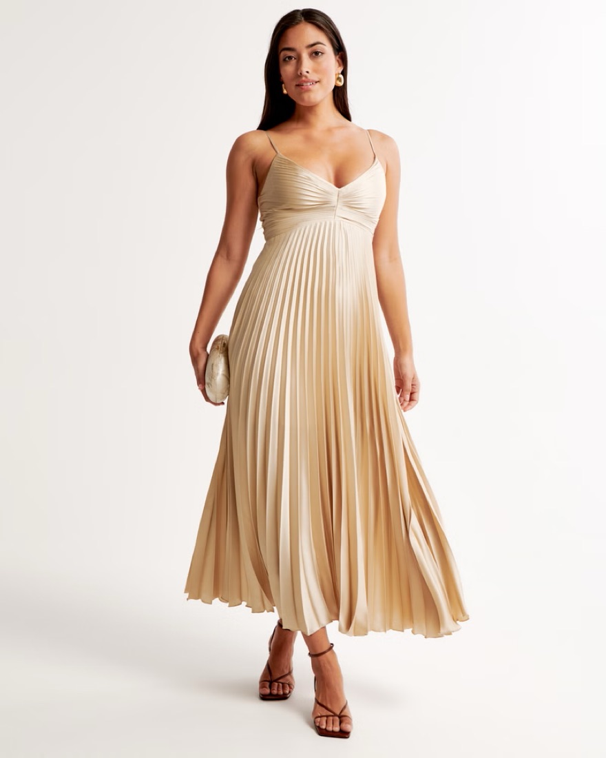 dress forum gold pleated dress Golden Pleated Dress