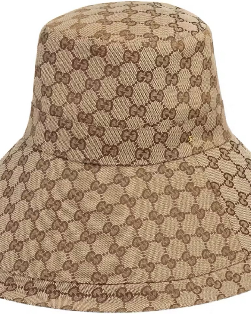 Gucci GG Canvas Wide Brim Hat by Gucci - Pickle