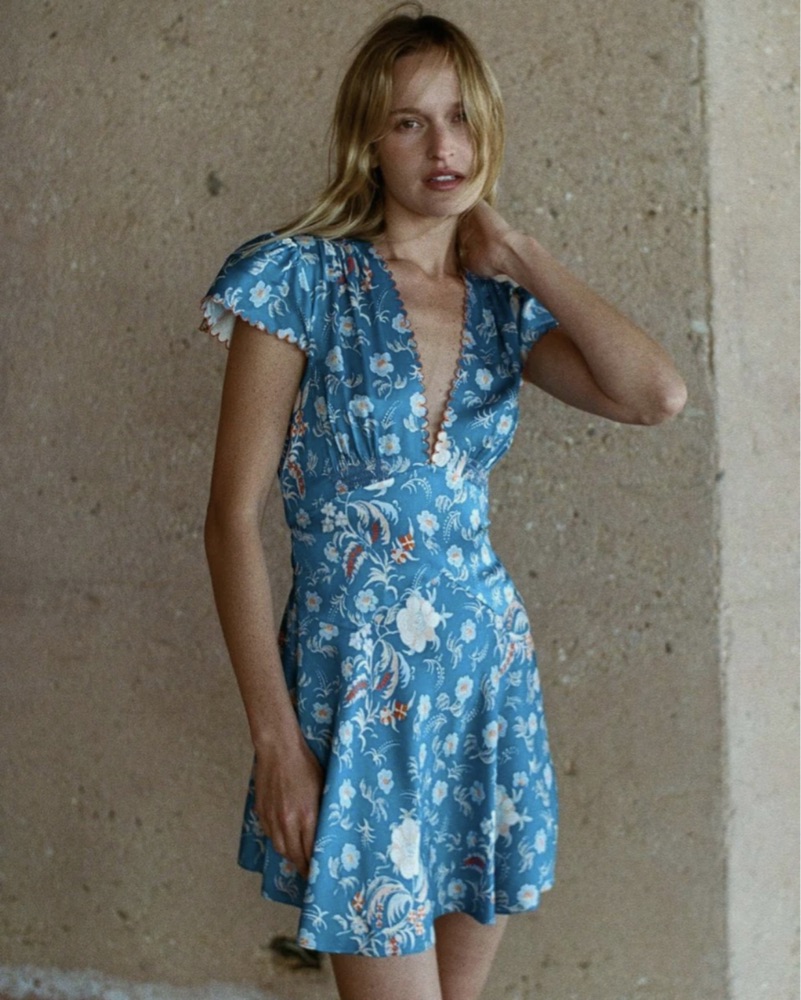 doen blue mini dress DOEN Light Blue Size XXS Dress main image 0